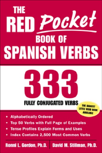 The Red Pocket Book Of Spanish Verbs 333 Fully Conjugated Verbs Stillman