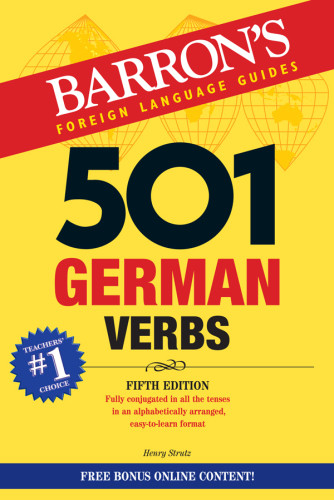 501 German Verbs Barrons 5th Edition Strutz Henry