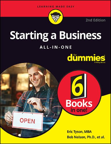 Starting A Business Allinone For Dummies For Dummies Business Personal Finance 2nd Edition Bob Nelson