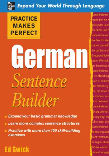 German Sentence Builder Swick Edward