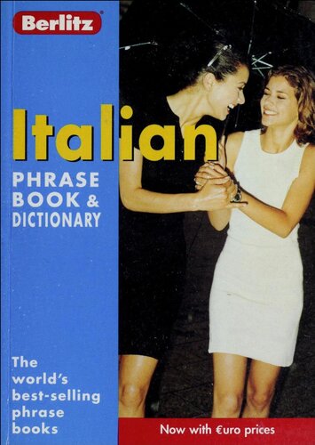 Berlitz Italian Phrase Book Berlitz Publishing Company