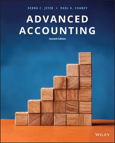 Advanced Accounting 7th Edition Debra C Jeter Paul K Chaney
