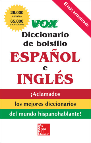 Vox Diccionario De Bolsillo Espanol Y Ingles Vox