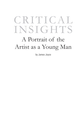 A Portrait Of The Artist As A Young Man By James Joyce Wachtel
