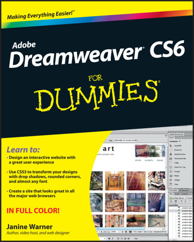 Dreamweaver Cs6 For Dummies Warner Janine