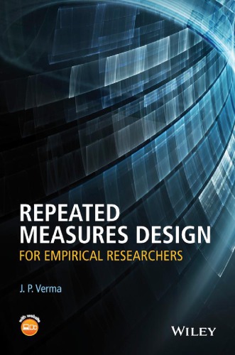 Repeated Measures Design For Empirical Researchers Verma J P
