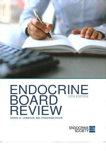 Endocrine Board Review Reference Edition Scanned Pdf 12th Edition Serge A Jabbour