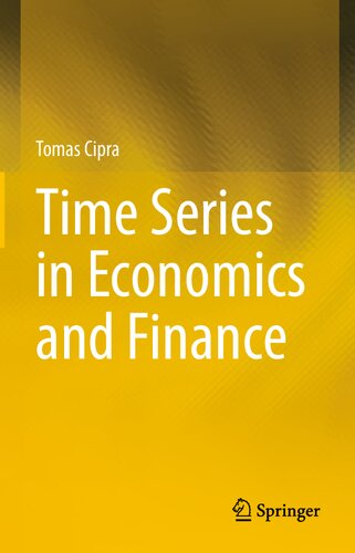 Time Series In Economics And Finance Tomas Cipra