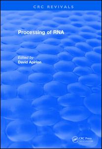 Processing Of Rna 1983 1st Edition David Apirion Editor