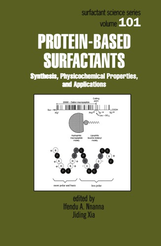 Proteinbased Surfactants Synthesis Physicochemical Properties And Applications 1st Edition Jiding Xia Author
