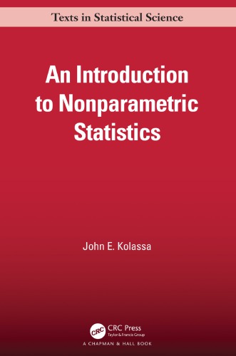 An Introduction To Nonparametric Statistics First Edition Kolassa