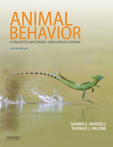 Animal Behavior Concepts Methods And Applications Second Edition Nordell
