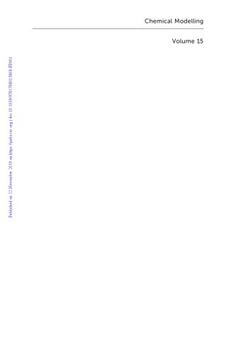 Chemical Modelling Volume 15 Joswig Janole Springerborg Michael