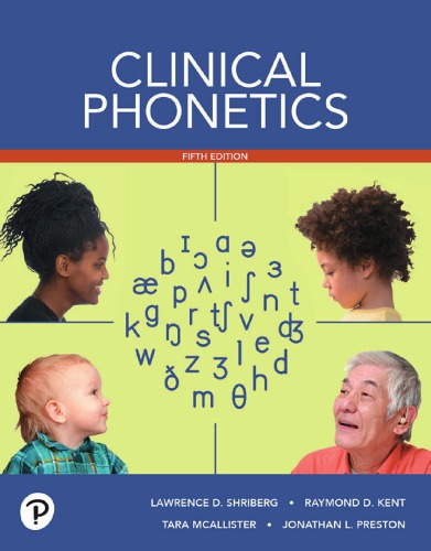 Clinical Phonetics Fifth Edition Shriberg Lawrence D