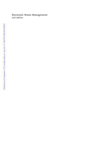 Electronic Waste Management 2nd Edtition Eduljee G H Harrison