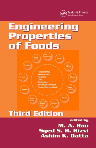 Engineering Properties Of Foods Rao M A