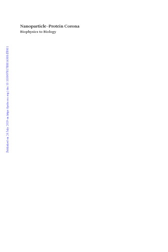 Nanoparticleprotein Corona Biophysics To Biology Dhawan Alok Kumar