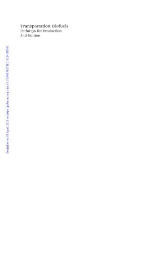 Transportation Biofuels Pathways For Production 2nd Edition Hoogendoorn