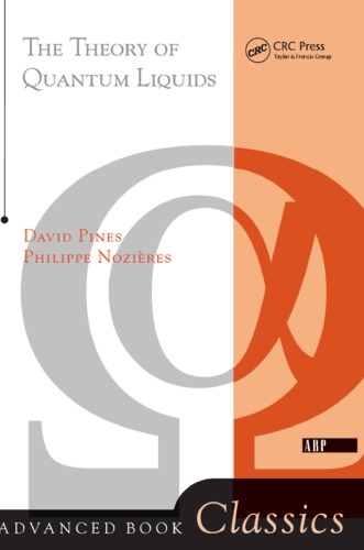 Theory Of Quantum Liquids First Edition Nozieres Philippe
