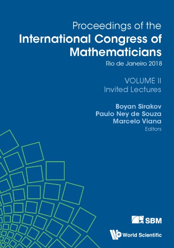 Icm2018 Rio De Janeiro Proceedings Vol2 Boyan Sirakov Paulo Ney De Souza