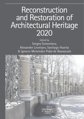 Reconstruction And Restoration Of Architectural Heritage Sergey Sementsov