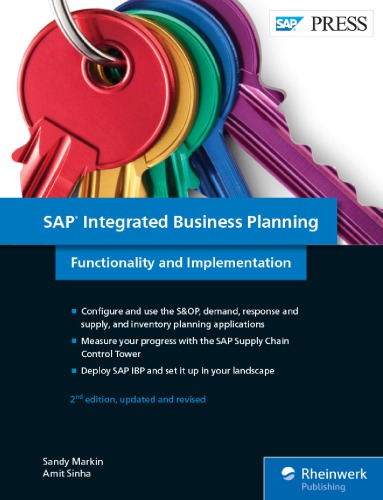 Sap Integrated Business Planning Functionality And Implementation 2nd Edition Markin