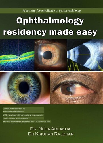 Ophthalmology Residency Made Easy 1st Edition Dr Neha Adlakha