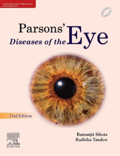 Parsons Diseases Of The Eye 23th Edition Radhika Tandon Ramanjit Sihota