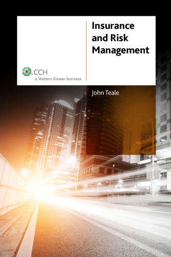 Insurance And Risk Management Teale John