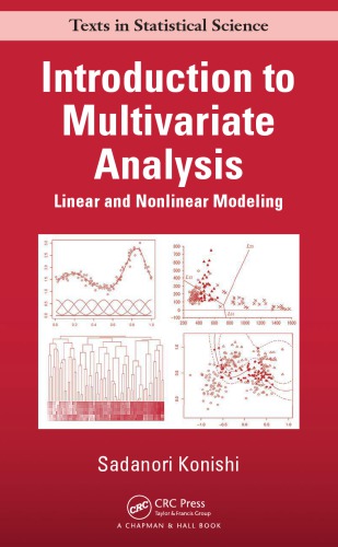 Introduction To Multivariate Analysis Linear And Nonlinear Modeling Konishi