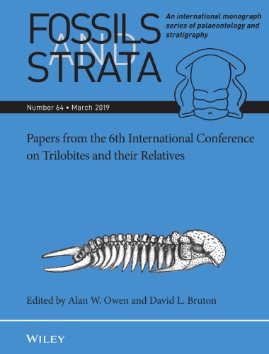 Papers From The 6th International Conference On Trilobites And Their Relatives Bruton