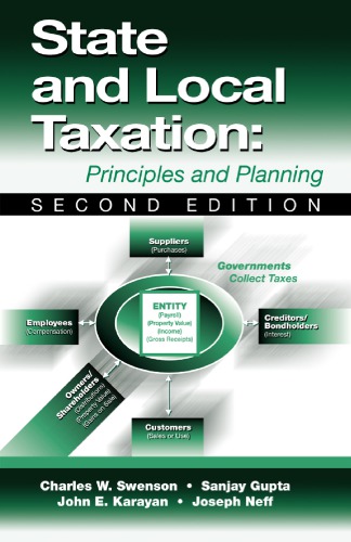 State And Local Taxation Principles And Planning 2nd Ed Swenson