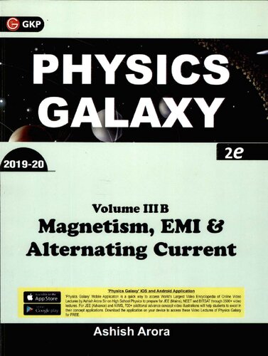 Physics Galaxy 202021 Magnetism Emi Alternating Current Vol 3b 2nd Edition Ashish Arora