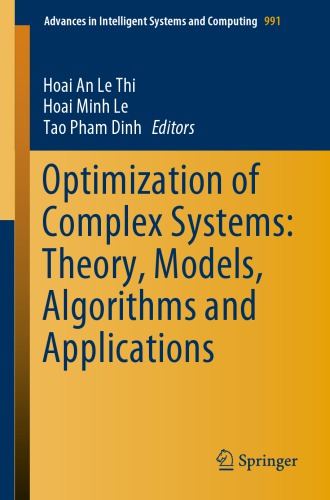 Optimization Of Complex Systems Le Thi Ha Ed