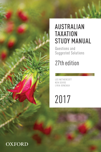 Australian Taxation Study Manual Les Nethercott Ken Devos Livia Gonzaga
