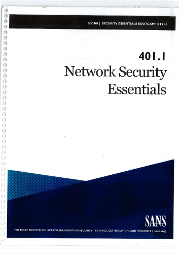 4011 Network Security Essentials Secure Anchor Consulting