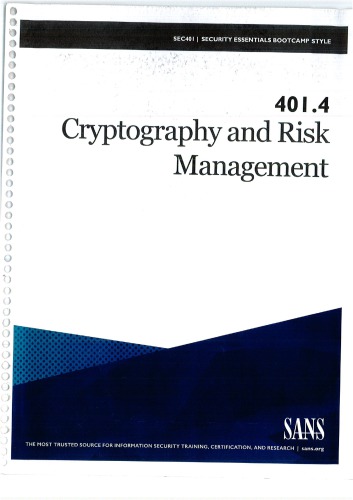 4014 Cryptography And Risk Management Secure Anchor Consulting
