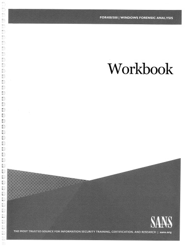 For5006 Workbook For500408wc0101 Sans Institute