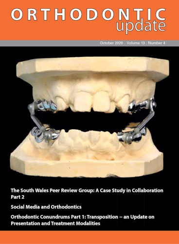 Orthodontic Update October 2020 Volume 13 Number 4 Jonathan Sandler