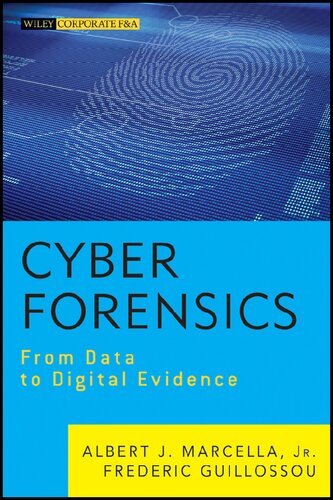 Cyber Forensics From Data To Digital Evidence Marcella Albert J