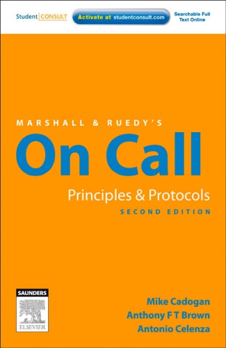 Marshall Ruedys On Call Principles Protocols 2nd Edition Mike Cadogan