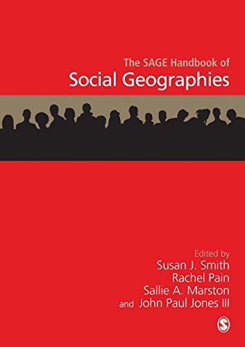 The Sage Handbook Of Social Geographies 1st Edition Susan J Smith