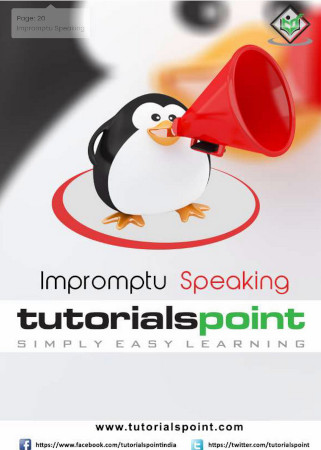 Impromptu Speaking Tutorials Point