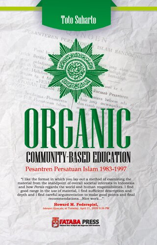 Organic Communitybased Education Pesantren Persatuan Islam 19831997 Pertama Toto Suharto