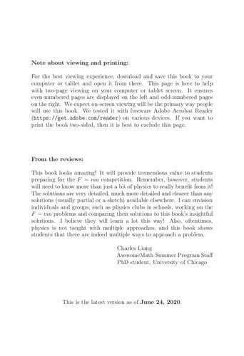 2011 To 2019 Fma Questions And Solutions Useful For Physics Iitjee Neet Kvpy Nsejs Ijso Ntse From Aapt Aapt American Association Of Physics Teachers