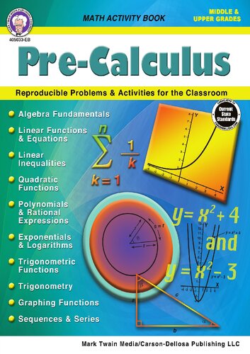 Precalculus Workbook Robert A Sadler
