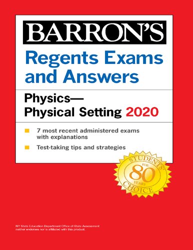 Miriam Lazar Regents Exams And Answers Physics Physical Setting 2020 Albert S Tarendash Barrons Regents Ny 2020 Iitjee Kvpy Neet Barrons Albert Tarendash
