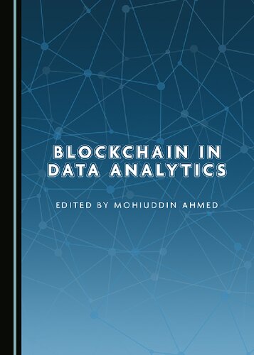 Blockchain In Data Analytics Mohiuddin Ahmed Editor