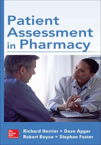 Patient Assessment In Pharmacy 1st Richard Herrier Dave Apgar