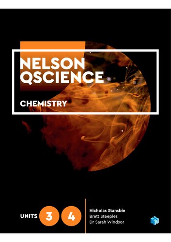 Nelson Qscience Chemistry Units 3 4 1st Edition Nicholas Stansbie